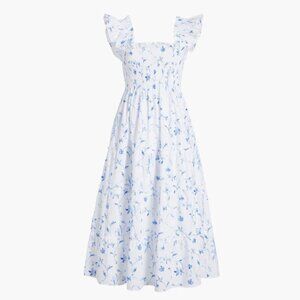 Hill House Ellie Nap Dress in Blue Botanical